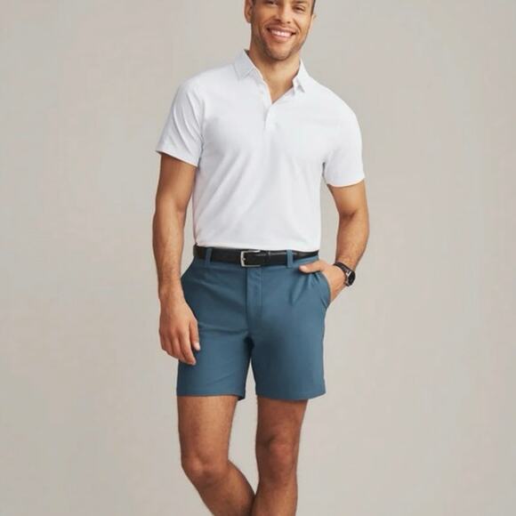 Rhone 7” Commuter Shorts Dark Teal - Picture 1 of 5